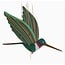Flying Mobile - Green Ruby Throated Hummingbird