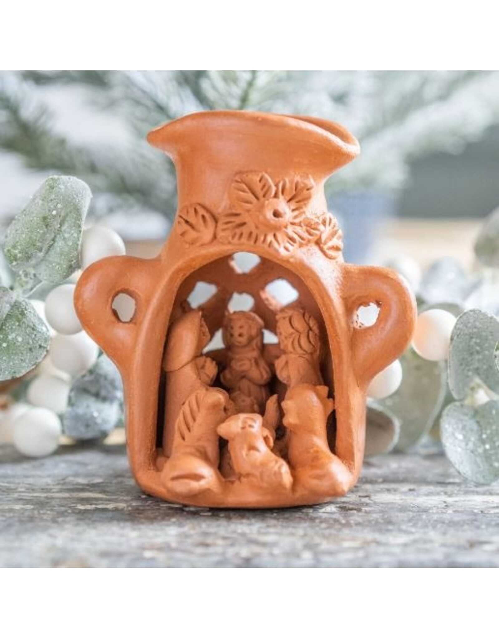 Guatemala Terracotta Vessel Nativity, Guatemala