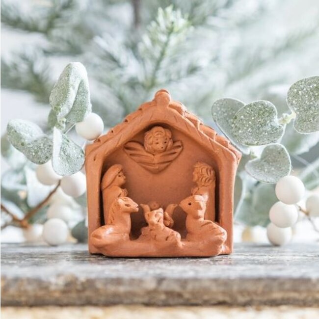 Terracotta Stable Nativity