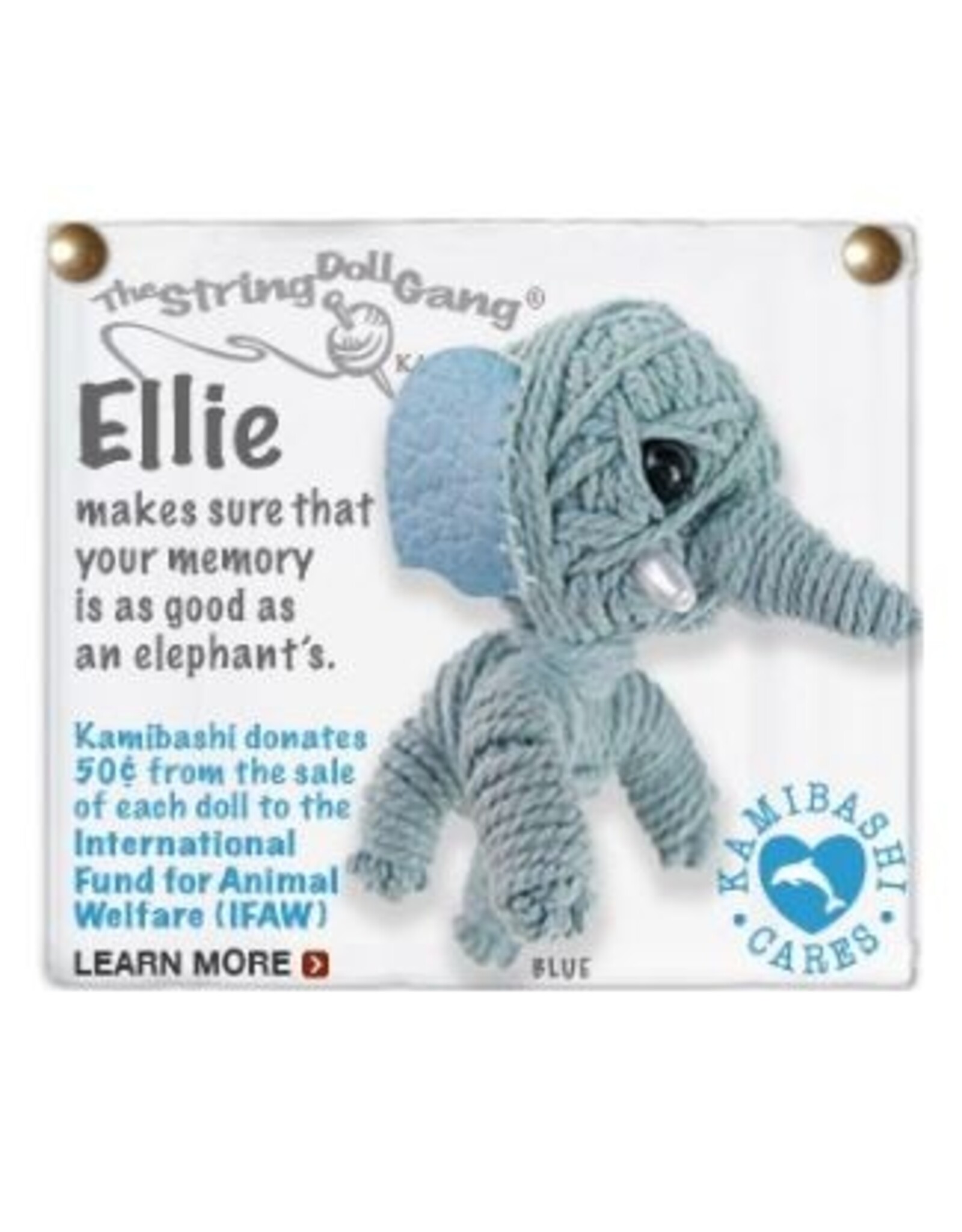 Thailand String Doll Keychain - Ellie the Elephant, Thailand