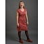India CLEARANCE Artsy Traveler Dress in Berry Poppy