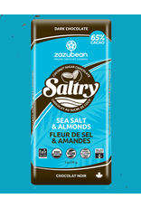 Zazubean Saltry - Sea Salt & Almonds, 85g