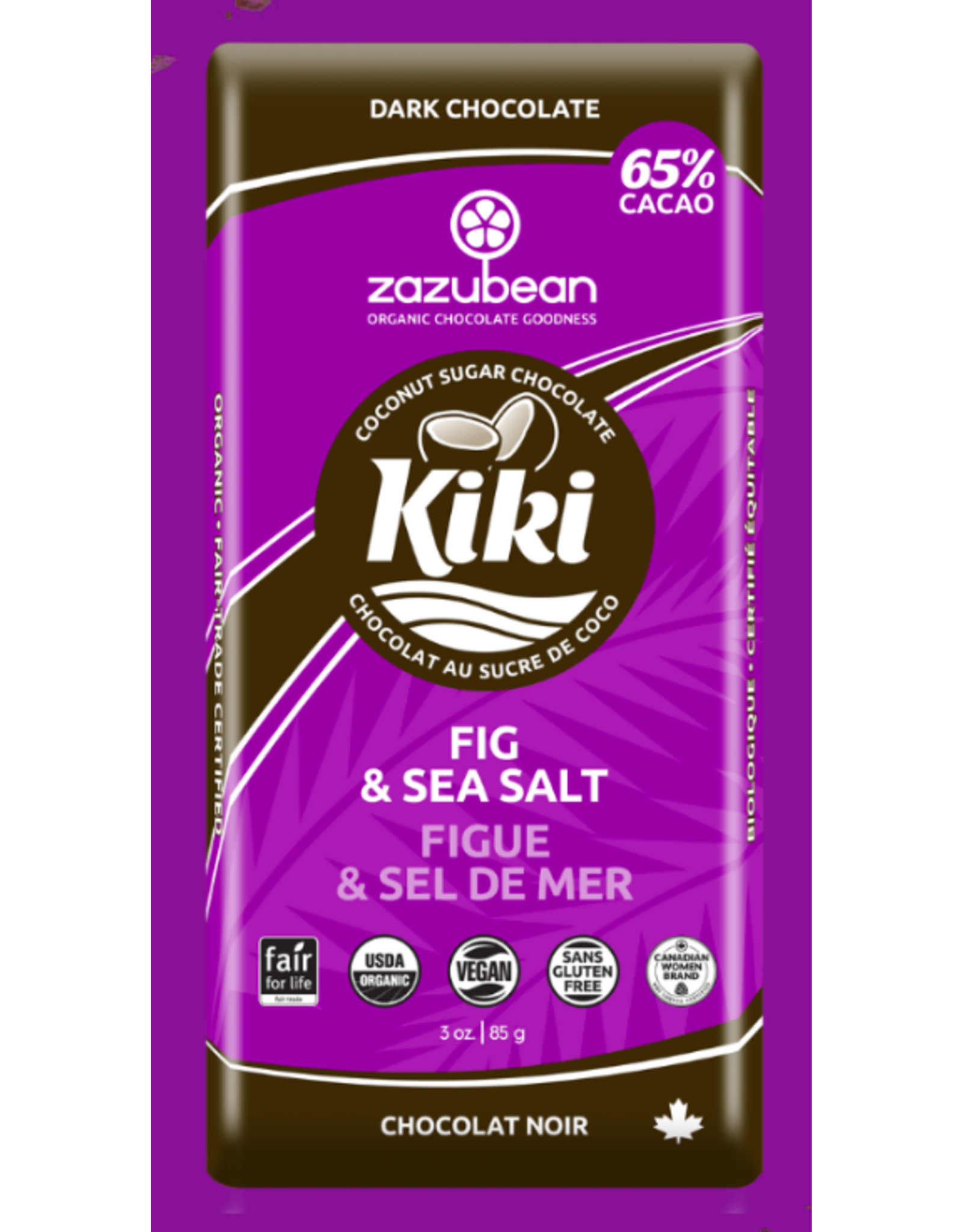 Zazubean Kiki - Fig & Sea Salt, 85g