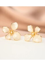 China Hope in Bloom Earrings - Tuscan Tan, China