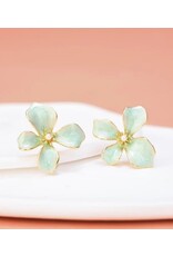 China Hope in Bloom Earrings - Seafoam Green, China