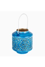 India Blue Mini Hanging Lantern, India