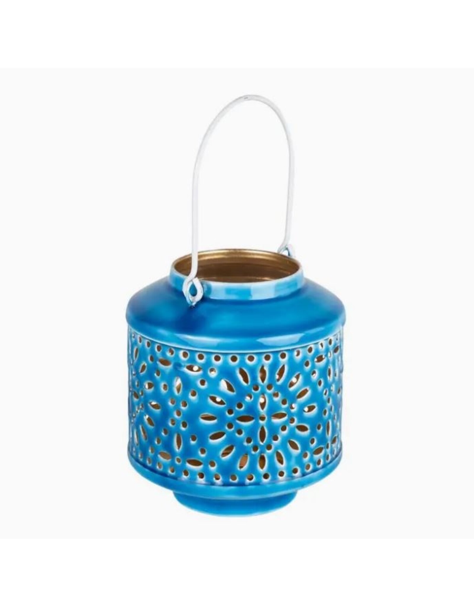 India Blue Mini Hanging Lantern, India