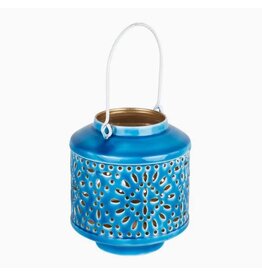 India Blue Mini Hanging Lantern, India