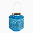 India Mini Hanging Lantern - Blue