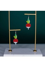 Guatemala Beaded Summer Earrings, Guatemala
