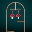 Guatemala Beaded Magic Mushroom Earrings