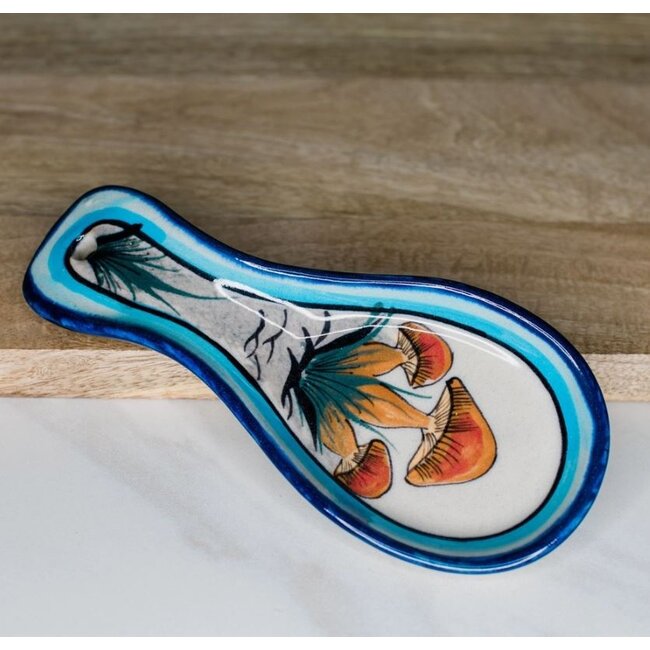 Spoon Rest - Ceramic Mushroom
