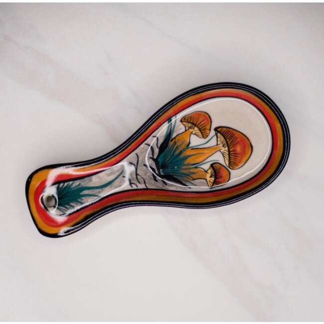 Spoon Rest - Ceramic Mushroom