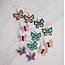 Guatemala Beaded Butterfly Earrings