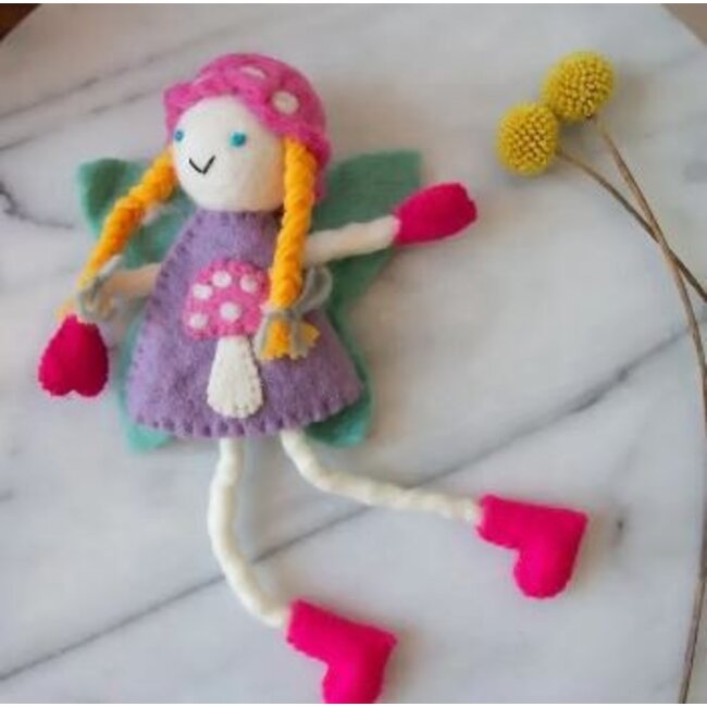 Mushroom Bonnet Tooth Fairy Pillow