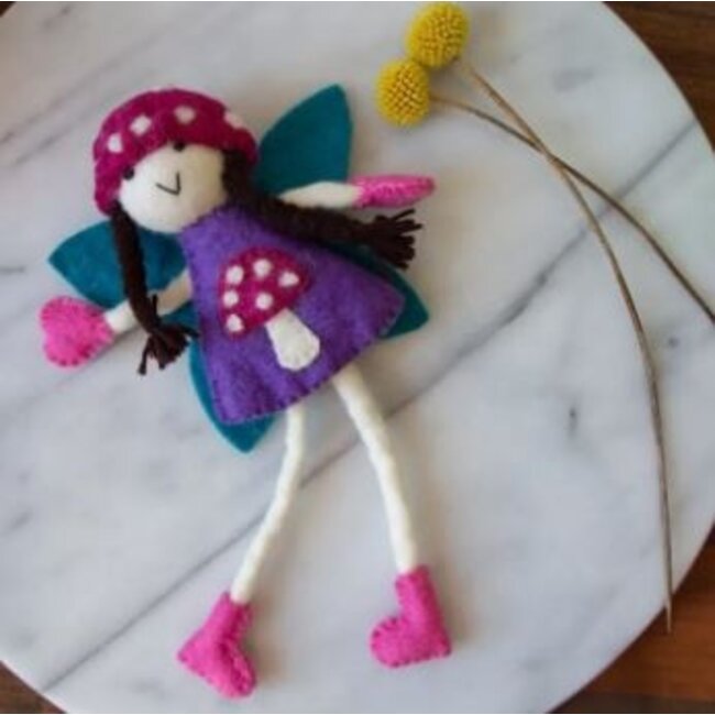 Mushroom Bonnet Tooth Fairy Pillow