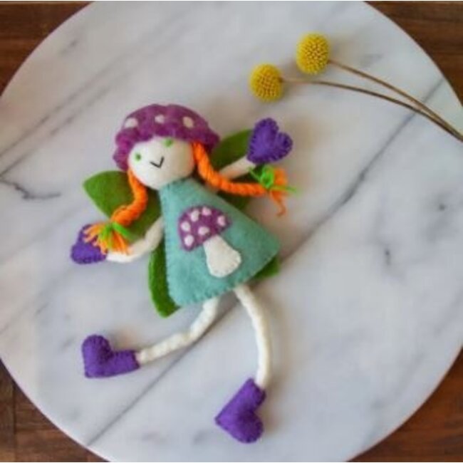 Mushroom Bonnet Tooth Fairy Pillow