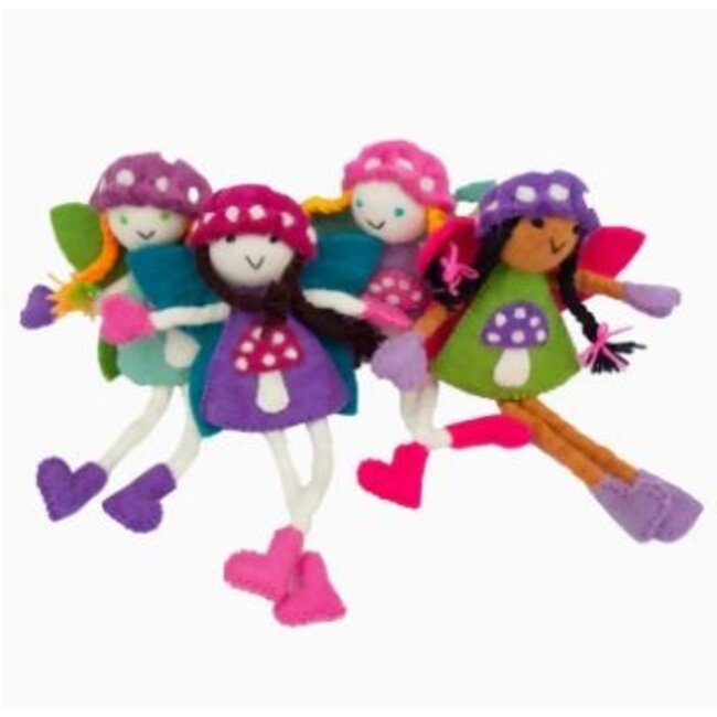 Mushroom Bonnet Tooth Fairy Pillow