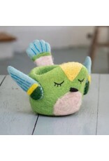 Nepal Hummingbird Felt Pot