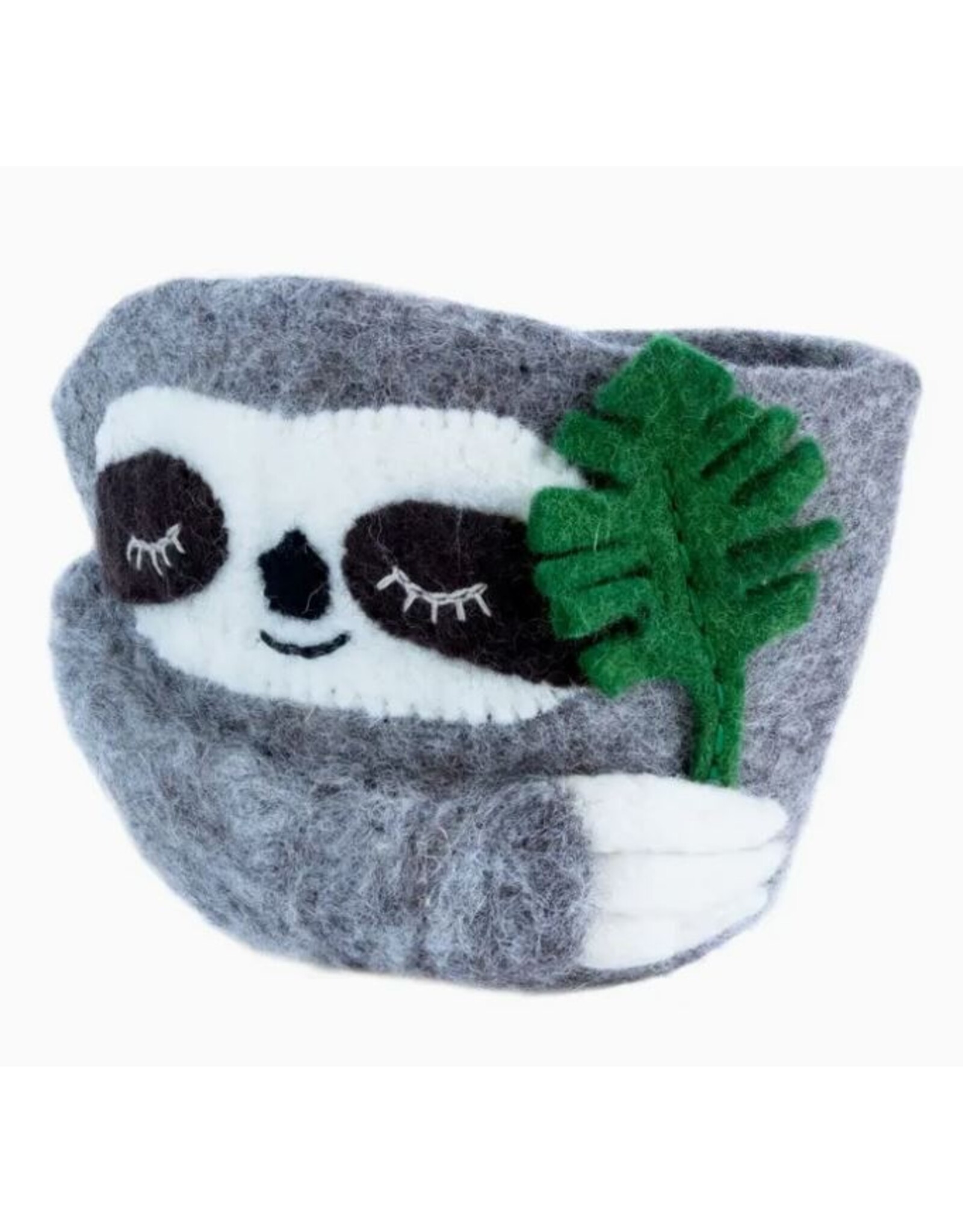 Nepal Sloth Felt Pot