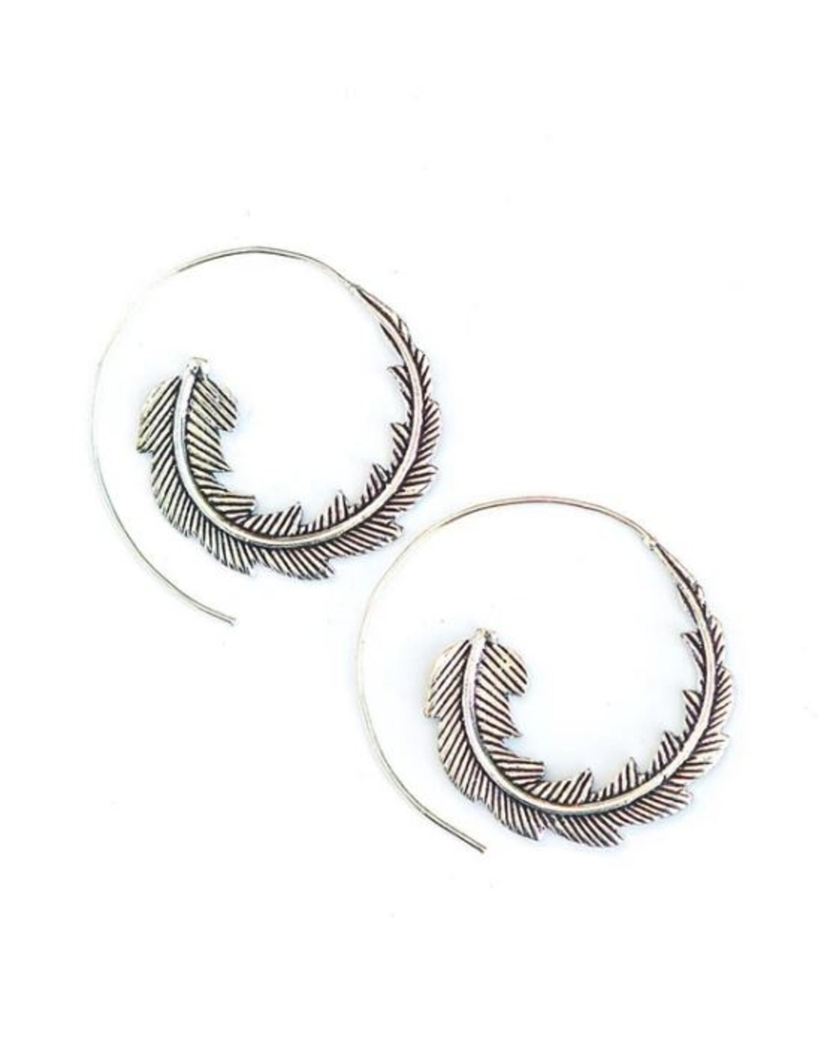India Phoenix Earrings - Silver, India