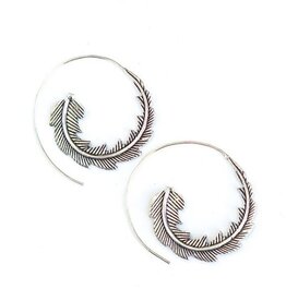 India Phoenix Earrings - Silver, India