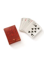 India Embossed Leather Playing Cards Set, India
