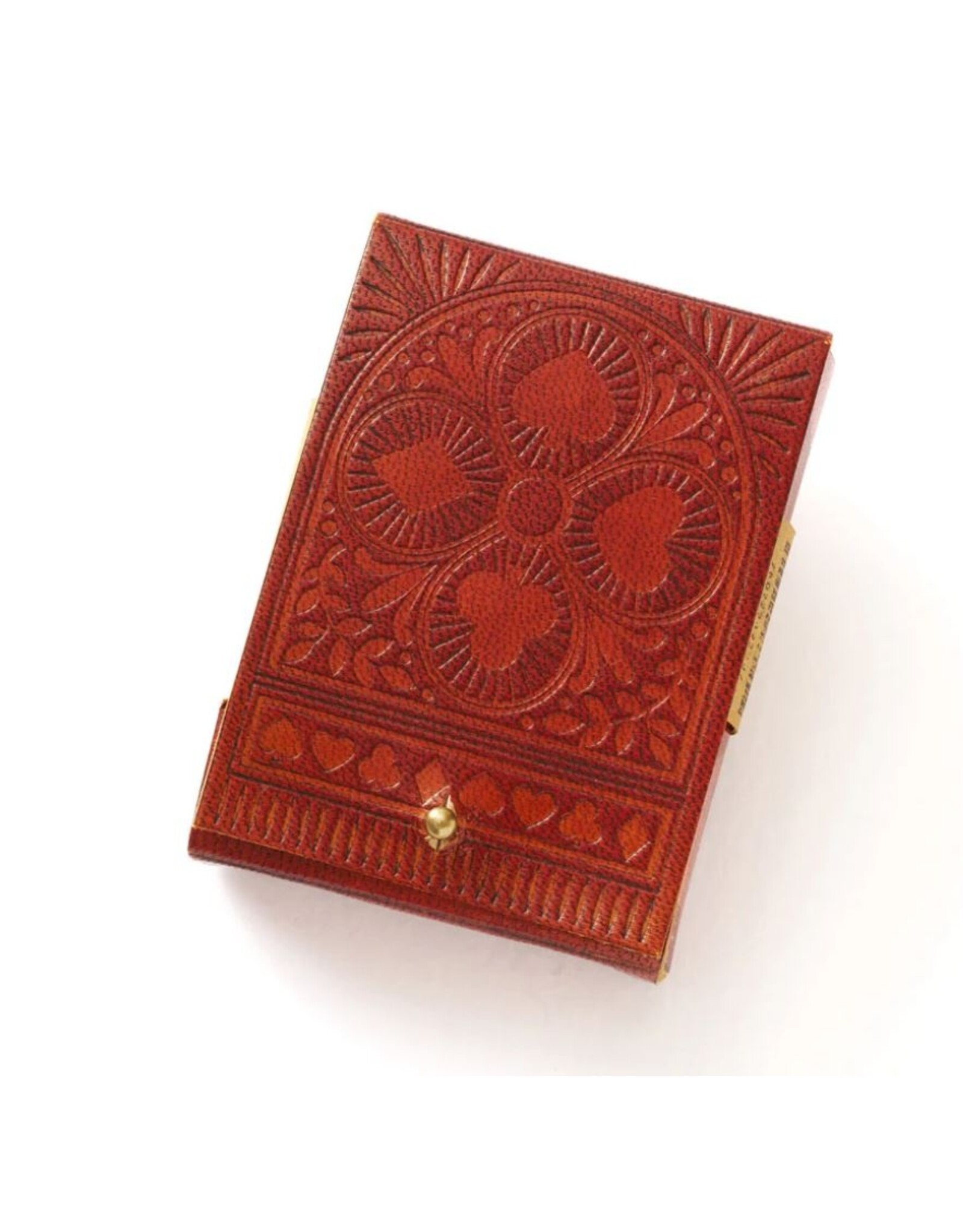 India Embossed Leather Playing Cards Set, India