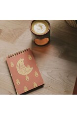India Anju Hamsa Moon 4x6 Spiral Notebook