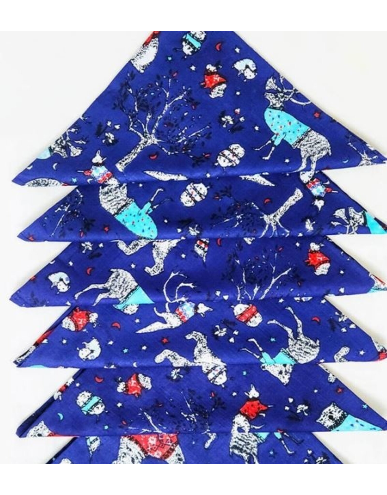 India Holiday Napkin - Blue, India