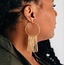 Jaya Brass Fringe Hoop Earrings