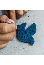 El Salvador Flowered Dove Ornament, El Salvador
