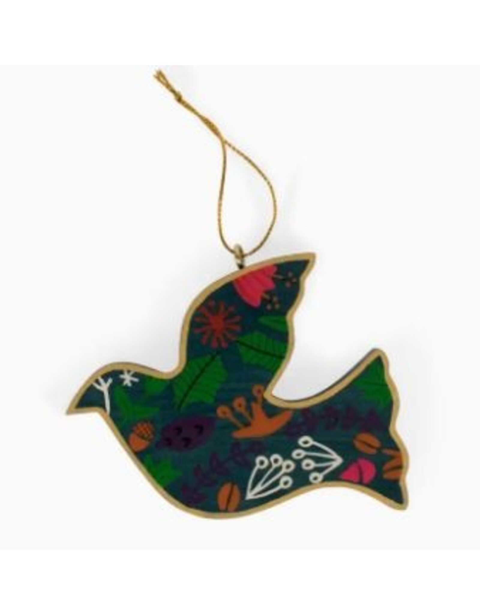 El Salvador Flowered Dove Ornament, El Salvador