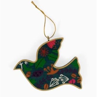 El Salvador Flowered Dove Ornament El Salvador Flowered Dove Ornament