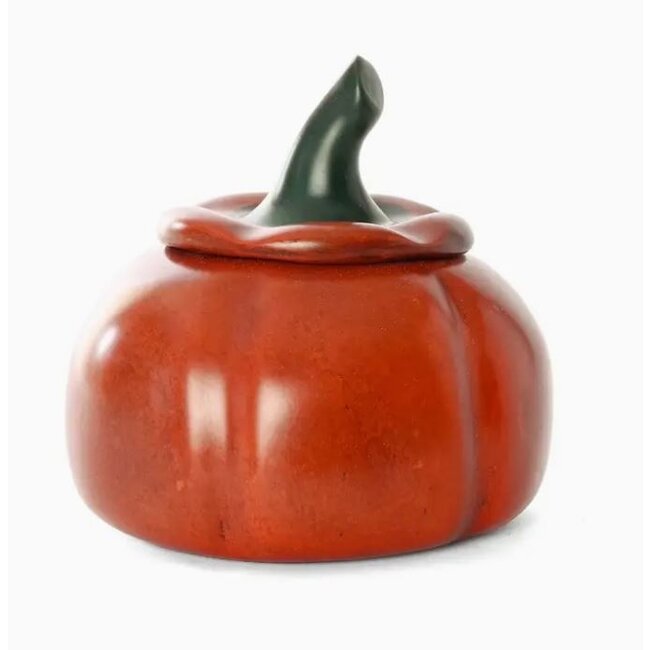 CLEARANCE Soapstone Pumpkin Treasure Box