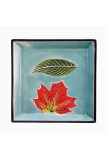 Kenya Aqua Leaves Soapstone Dish