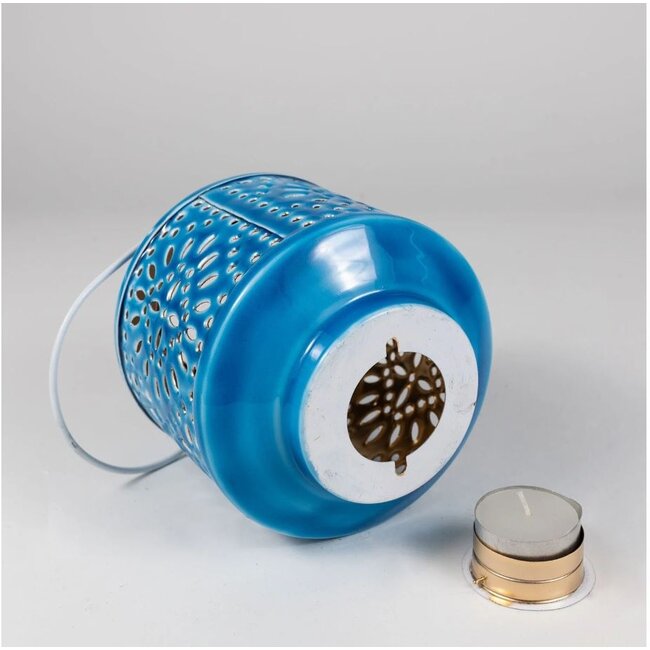 Mini Hanging Lantern - Blue