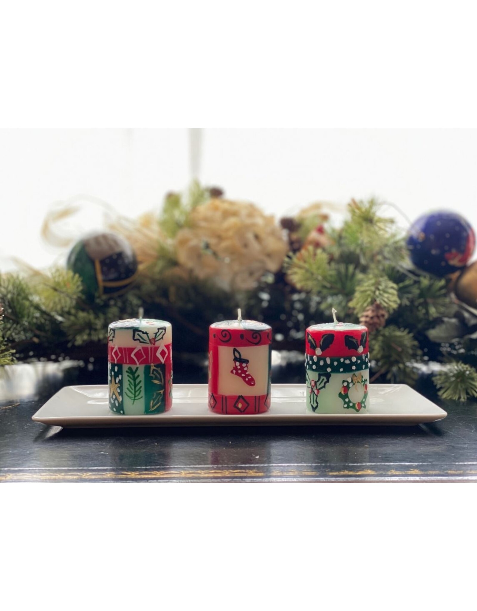 South Africa Holiday Votive Candle, South Africa