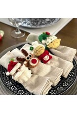 Nepal Holiday Napkin Rings (set of 4), Nepal