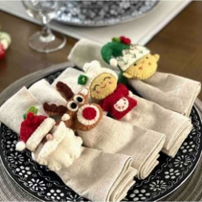 Holiday Napkin Rings (set of 4)