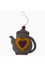 Nepal Coffee Pot Felt Ornament, Nepal