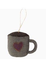 Nepal Coffee Mug Felt Ornament, Nepal