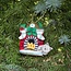 Nepal Night Before Christmas Cat Felt Ornament
