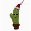 Nepal Santa Hat Cactus Felt Ornament