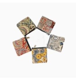 India Cotton Kalamkari Coin Purse, India