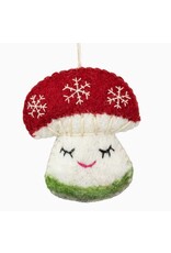 Nepal Snowflake Mushroom Ornament, Nepal