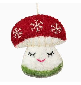 Nepal Snowflake Mushroom Ornament, Nepal