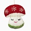Nepal Snowflake Mushroom Ornament