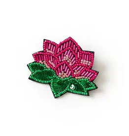 India Bala Mani Lotus Brooch, India