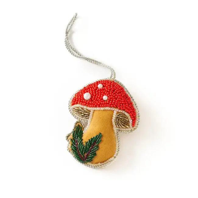 Larissa Plush Mushroom Ornament